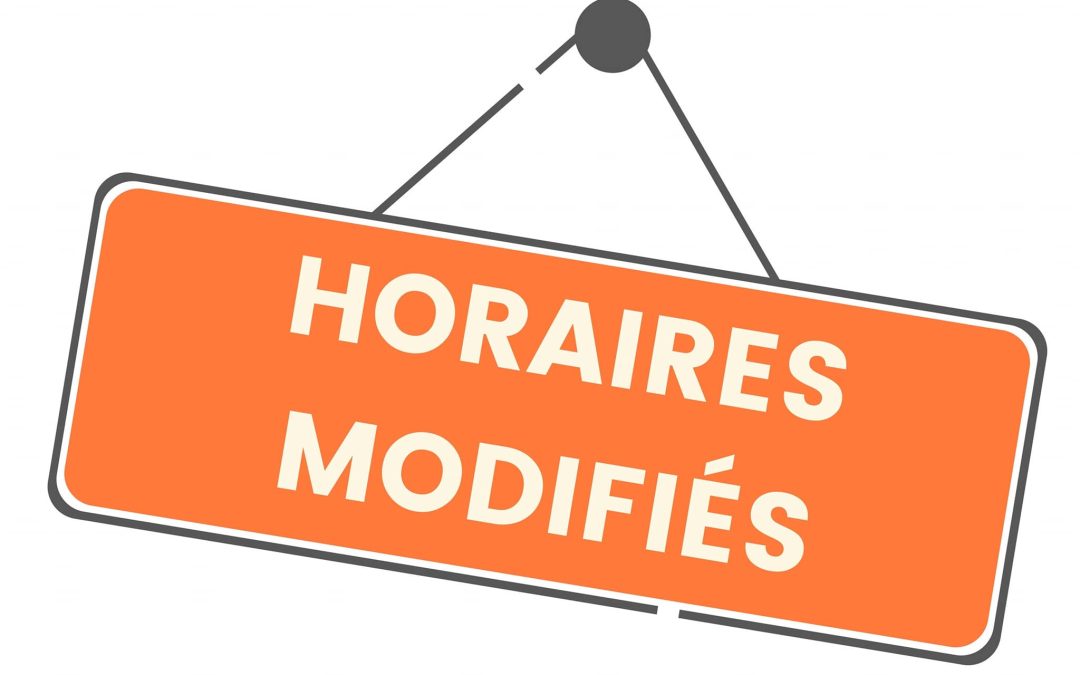 Horaires d’ouverture de la Mairie – 28 Juillet au 14 Aôut