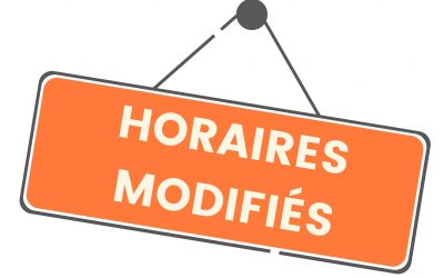 Horaires d’ouverture de la Mairie – 28 Juillet au 14 Aôut