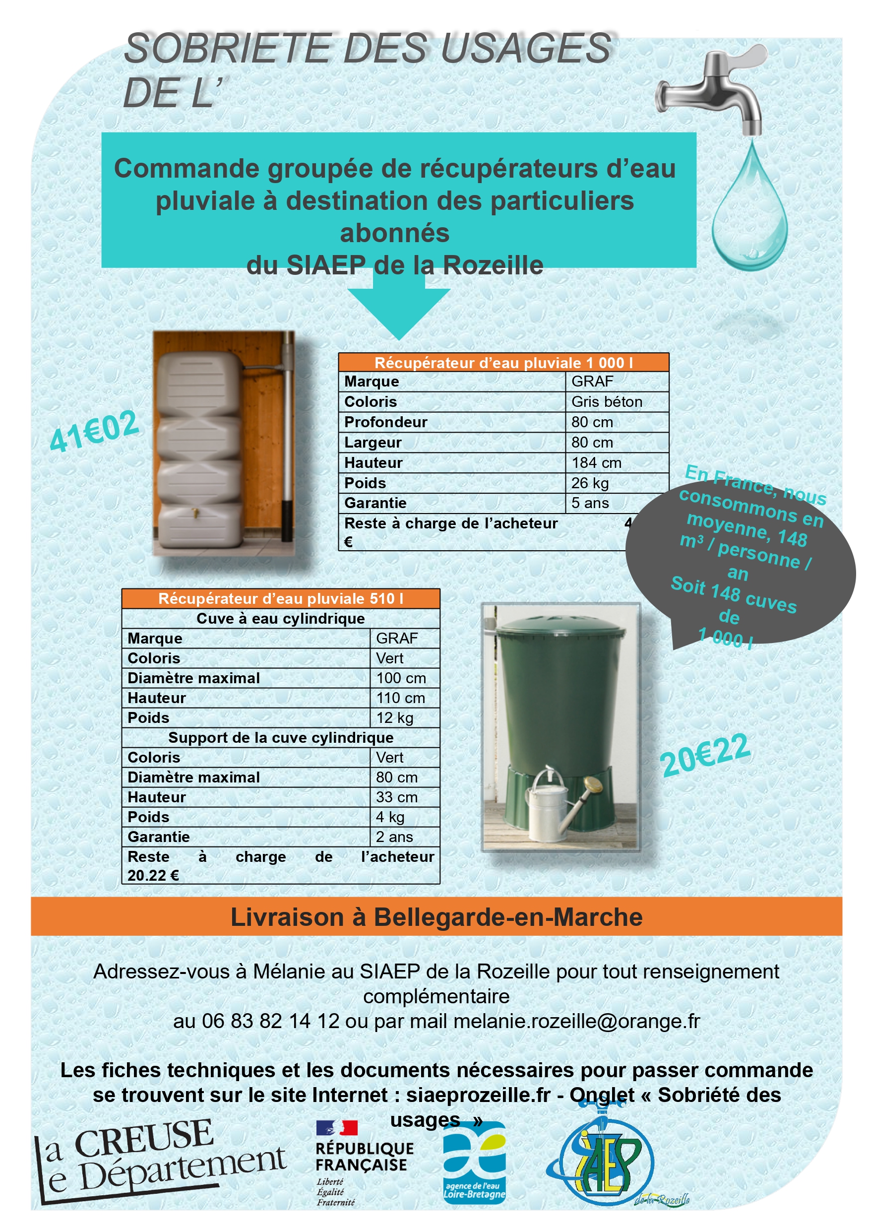 RECUPERATEUR EAU DE PLUIE