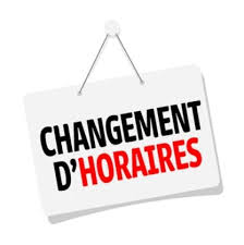 Changements horaires Mairie