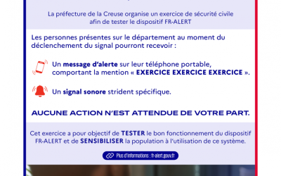 Exercice de Sécurité Civile – FR-Alert