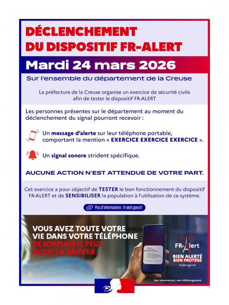 Exercice de Sécurité Civile – FR-Alert Exercice de Sécurité Civile – FR-Alert